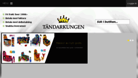 What Tandarkungen.se website looked like in 2018 (5 years ago)