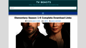 What Tvbeasts.ws website looked like in 2018 (5 years ago)