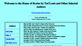 What Tedlouis.com website looked like in 2018 (5 years ago)