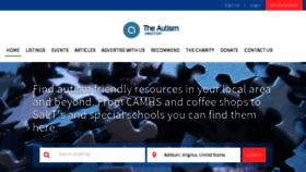 What Theautismdirectory.com website looked like in 2018 (5 years ago)