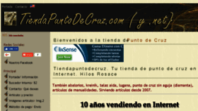 What Tiendapuntodecruz.com website looked like in 2018 (5 years ago)