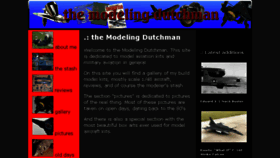 What Themodelingdutchman.com website looked like in 2018 (5 years ago)