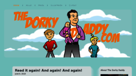 What Thedorkydaddy.com website looked like in 2018 (5 years ago)
