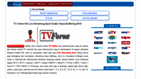What Tvforsa.com website looked like in 2018 (5 years ago)