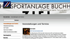 What Tvzollikon.ch website looked like in 2018 (5 years ago)