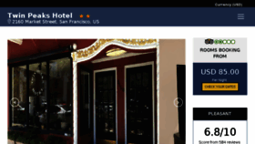 What Twinpeakshotel.us website looked like in 2018 (5 years ago)