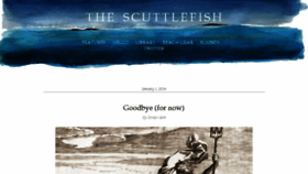 What Thescuttlefish.com website looked like in 2018 (5 years ago)