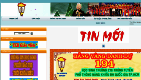 What Truong218.vn website looked like in 2018 (5 years ago)