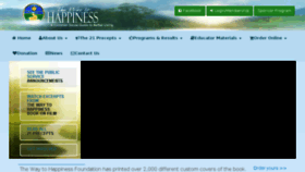 What Thewaytohappinessindia.org website looked like in 2018 (5 years ago)