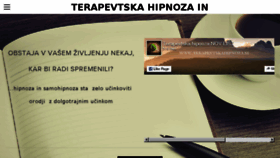 What Terapevtskahipnoza.si website looked like in 2018 (5 years ago)