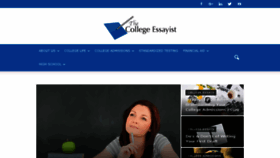 What Thecollegeessayist.com website looked like in 2018 (5 years ago)
