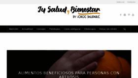 What Tusaludybienestar.es website looked like in 2018 (5 years ago)