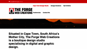 What Theforge.co.za website looked like in 2018 (5 years ago)