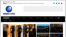 What Turismoemfoco.com.br website looked like in 2018 (5 years ago)