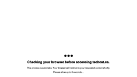 What Techcat.ca website looked like in 2018 (5 years ago)