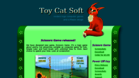 What Toycatsoft.com website looked like in 2018 (5 years ago)