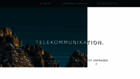 What Telecomsoftware.com website looked like in 2018 (5 years ago)