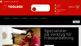 What Toolbox.se website looked like in 2018 (5 years ago)