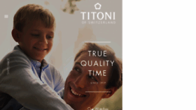 What Titoni.ch website looked like in 2018 (5 years ago)