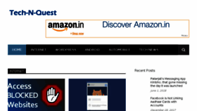 What Technquest.com website looked like in 2018 (5 years ago)