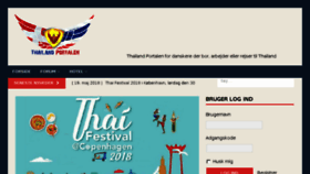 What Thailand-portalen.dk website looked like in 2018 (5 years ago)