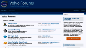 What Thevolvoforums.com website looked like in 2018 (5 years ago)