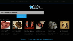What Tubidy.zone website looked like in 2018 (5 years ago)