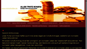What Trotzschulden.de website looked like in 2018 (5 years ago)