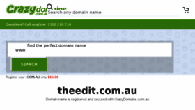 What Theedit.com.au website looked like in 2018 (5 years ago)