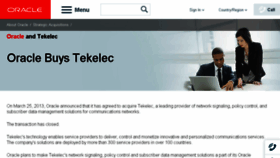 What Tekelec.com website looked like in 2018 (5 years ago)