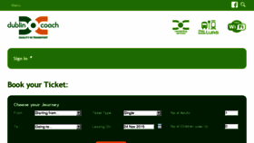 What Ticketbooking.dublincoach.ie website looked like in 2018 (5 years ago)