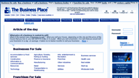 What Thebusinessplace.com website looked like in 2018 (5 years ago)