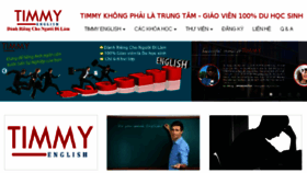 What Timmyenglish.com.vn website looked like in 2018 (5 years ago)