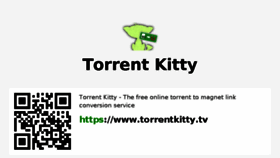 What Torrentkitty.org website looked like in 2018 (5 years ago)