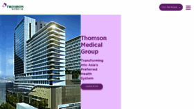 What Thomsonmedical.com website looked like in 2018 (5 years ago)