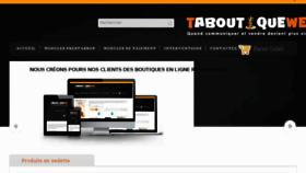 What Taboutiqueweb.fr website looked like in 2018 (5 years ago)