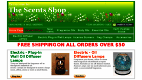 What Thescentsshop.com website looked like in 2018 (5 years ago)