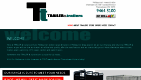 What Trailertrailers.com.au website looked like in 2018 (5 years ago)