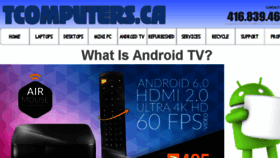 What Tcomputers.ca website looked like in 2018 (7 years ago)