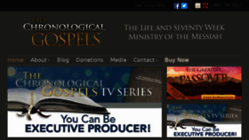 What Thechronologicalgospels.com website looked like in 2018 (5 years ago)