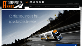 What Transports-abbas.fr website looked like in 2018 (5 years ago)