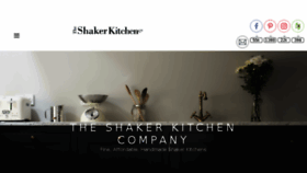 What Theshakerkitchen.co website looked like in 2018 (5 years ago)