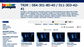 What Trim.kpizlog.rs website looked like in 2018 (5 years ago)