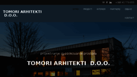 What Tomori.si website looked like in 2018 (5 years ago)
