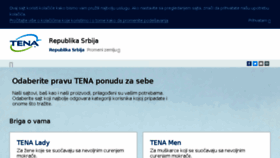 What Tena.rs website looked like in 2018 (5 years ago)