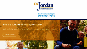 What Thejordaninsuranceagency.com website looked like in 2018 (5 years ago)