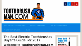 What Toothbrushman.com website looked like in 2018 (5 years ago)
