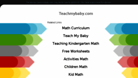 What Teachmybaby.com website looked like in 2018 (5 years ago)