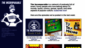What Theincomparable.com website looked like in 2018 (5 years ago)
