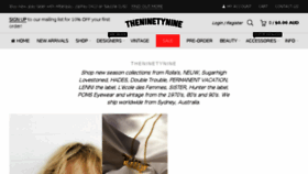 What Theninetynine.com.au website looked like in 2018 (5 years ago)